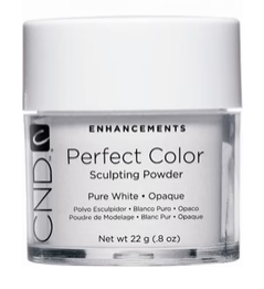 32-323080 CND SCULPT POWDER PURE WHITE - OPAQUE 0.8OZ